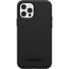 imageOtterBox iPhone 12 and 12 Pro Symmetry Series Case  Single Unit Ships in Polybag Ideal for Business Customers  BLACK ultrasleek wireless charging compatible raised edges protect camera amp screenBlack