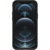 imageOtterBox iPhone 12 and 12 Pro Symmetry Series Case  Single Unit Ships in Polybag Ideal for Business Customers  BLACK ultrasleek wireless charging compatible raised edges protect camera amp screenBlack