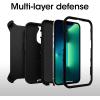 imageOtterBox iPhone 13 Pro Max amp 12 Pro Max Defender Series CaseSingle Unit Ships in Polybag Ideal for Business Customers  BLACK Rugged amp Durable with Port Protection Includes Holster Clip KickstandiPhone 13 Pro