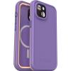 imageOtterBox iPhone 15 Only FR Series Waterproof Case with MagSafe Designed by LifeProof  Rule of Plum Purple Waterproof 60 Recycled Plastic Sleek and StylishPurple