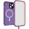 imageOtterBox iPhone 15 Only FR Series Waterproof Case with MagSafe Designed by LifeProof  Rule of Plum Purple Waterproof 60 Recycled Plastic Sleek and StylishPurple