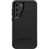imageOtterBox Galaxy S23 Defender Series Case  Single Unit Ships in Polybag Ideal for Business Customers  BLACK rugged amp durable with port protection includes holster clip kickstand