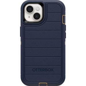 imageOtterBox Defender Series Screenless Edition Case for iPhone 14 amp iPhone 13 Only  Case Only  Realtree Blaze Edge CamoBlue Suede Shoes