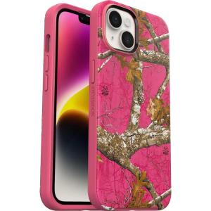 imageOtterBox Symmetry Series Antimicrobial Case with Magsafe for iPhone 14 amp iPhone 13 Only  NonRetail Packaging  Realtree Flamingo Pink CamoRealtree Flamingo Pink Camo