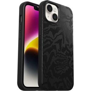 imageOtterBox Symmetry Series Antimicrobial Case with Magsafe for iPhone 14 amp iPhone 13 Only  NonRetail Packaging  Realtree Flamingo Pink CamoRebel Black