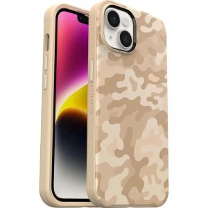 imageOtterBox Symmetry Series Antimicrobial Case with Magsafe for iPhone 14 amp iPhone 13 Only  NonRetail Packaging  Realtree Flamingo Pink CamoSand Storm Camo Brown