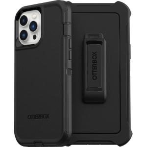 imageOtterBox iPhone 13 Pro Max amp 12 Pro Max Defender Series CaseSingle Unit Ships in Polybag Ideal for Business Customers  BLACK Rugged amp Durable with Port Protection Includes Holster Clip KickstandiPhone 13 Pro Max  iPhone 12 Pro Max