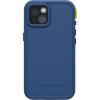 imageLifeProof iPhone 13 ONLY FR Series Case  ONWARD BLUE waterproof IP68 builtin screen protector port cover protection snaps to MagSafeBlue
