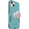 imageOtterBox Bundle Commuter Series for iPhone 13  RIVETING Way  PopSockets PopGrip  BE Kind TealTeal