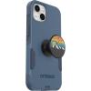 imageOtterBox Bundle Commuter Series for iPhone 13  Rock Skip Way  PopSockets PopGrip  Oil ELK BlueBlue