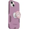 imageOtterBox Bundle Commuter Series for iPhone 13  Rock Skip Way  PopSockets PopGrip  Oil ELK BluePink
