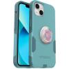 imageOtterBox Bundle Commuter Series for iPhone 13  Rock Skip Way  PopSockets PopGrip  Oil ELK BlueTeal