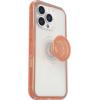 imageOtterBox iPhone 13 Pro Otter  Pop Symmetry Series Case  Black Integrated PopSockets PopGrip Slim PocketFriendly Raised Edges Protect Camera amp ScreenMelondramtic ClearOrange