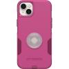 imageOtterBox Bundle Commuter Series Case for iPhone 14 Plus  INTO The Fuchsia  PopSockets PopGrip  ClearGlitterSilverClearGlitter Silver