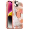 imageOtterBox iPhone 14 Plus Only OtterGrip Symmetry Series Case  Peaches Orange Builtin Grip Sleek case Snaps to MagSafe Raised Edges Protect Camera amp Screen