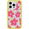 imageOtterBox iPhone 15 Pro Only Symmetry Series Clear Case  WHIMSY BLOOM Yellow snaps to MagSafe ultrasleek raised edges protect camera amp screen