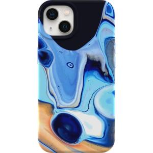 imageOtterBox  UltraSlim iPhone 13 Case ONLY  Made for Apple MagSafe Artistic Protective Phone Case with SoftTouch Material for Comfort Saturn GraphicBlue
