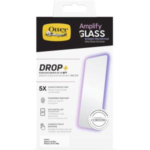 imageOtterBox AMPLIFY GLASS ANTIMICROBIAL BLUE LIGHT Screen Protector for iPhone 14 Plus Flawless Touch Response Fingerprint Resistant Precision Fit Vibrant ClarityBluelight