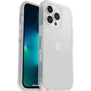 imageOtterBox iPhone 13 Pro ONLY Symmetry Series Case  Single Unit Ships in Polybag Ideal for Business Customers  CLEAR ultrasleek wireless charging compatible raised edges protect camera amp screenClear