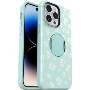 imageOtterBox iPhone 14 Pro Only OtterGrip Symmetry Series Case  Poppies by The SEA Blue Builtin Grip Sleek case Snaps to MagSafe Raised Edges Protect Camera amp ScreenPoppies by the Sea