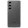 imageOtterBox Samsung Galaxy S24 FE Symmetry Series Clear Case  Clear ultrasleek wireless charging compatible raised edges protect camera amp screen Single Unit Ships in Polybag