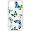 imageOtterBox iPhone 14 Plus Symmetry Series Case  CLEAR  ultrasleek wireless charging compatible raised edges protect camera amp screenY2K Butterfly