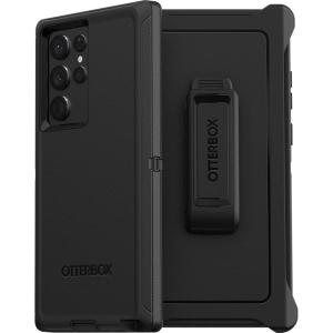 imageOtterBox Galaxy S22 Ultra Defender Series Case  Black Rugged amp Durable with Port Protection Includes Holster Clip KickstandBlack