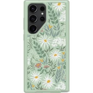 imageOtterBox Galaxy S23 Ultra Symmetry Series Case  BLACK ultrasleek wireless charging compatible raised edges protect camera amp screenClearGreen