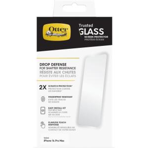 imageOtterBox TRUSTED GLASS Screen Protector for iPhone 14 iPhone 13 amp iPhone 13 Pro Flawless Touch Response Fingerprint Resistant Precision Fit Vibrant Clarity Single unit ships in Polybag Ideal for Business CustomerTrusted Glass