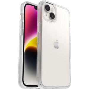 imageOtterBox iPhone 14 Plus Symmetry Series Case  CLEAR  ultrasleek wireless charging compatible raised edges protect camera amp screenClear