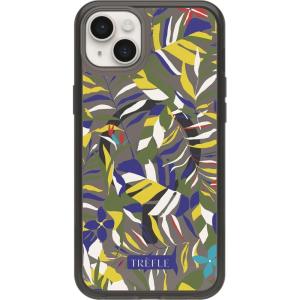 imageOtterBox iPhone 14 Plus Symmetry Series Case  Paradise Print Black UltraSleek Snaps to MagSafe Raised Edges Protect Camera amp ScreenBlack