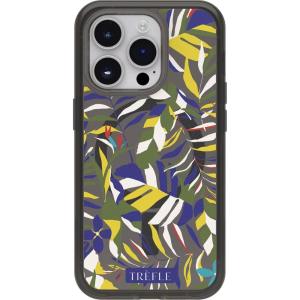 imageOtterBox iPhone 14 Pro Symmetry Series Case  Paradise Print Black UltraSleek Snaps to MagSafe Raised Edges Protect Camera amp ScreenBlack