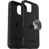 imageBundle Commuter Series Case for iPhone 131415  Black  PopSockets PopGrip  Electric Oil Slick Slim Tough and PocketFriendly Case with Port Protection and Included PopGrip