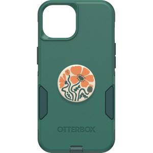 imageBundle OtterBox iPhone 15 iPhone 14 and iPhone 13 Commuter Series Case  GET YOUR GREENS  PopSockets PopGrip  FALL FLEUR slim amp tough pocketfriendly with port protection PopGrip included