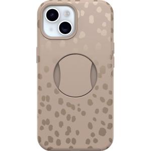imageOtterBox iPhone 15 iPhone 14 and iPhone 13 OtterGrip Symmetry Series Case  Aspen Gleam Orange Builtin Grip Sleek case Snaps to MagSafe Raised Edges Protect Camera amp ScreenOn the Spot