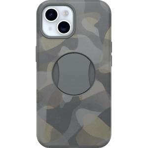imageOtterBox iPhone 15 iPhone 14 and iPhone 13 OtterGrip Symmetry Series Case  Aspen Gleam Orange Builtin Grip Sleek case Snaps to MagSafe Raised Edges Protect Camera amp ScreenIron Camo