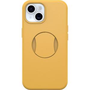 imageOtterBox iPhone 15 iPhone 14 and iPhone 13 OtterGrip Symmetry Series Case  Aspen Gleam Orange Builtin Grip Sleek case Snaps to MagSafe Raised Edges Protect Camera amp ScreenAspen Gleam