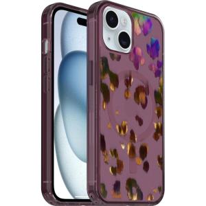 imageOtterBox iPhone 16e 15 14 amp 13 Symmetry Series Case  Black Snaps to MagSafe UltraSleek Raised Edges Protect Camera amp ScreenFairy Fauna