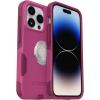 imageOtterBox Bundle Commuter Series Case for iPhone 14 PRO  INTO The Fuchsia  PopSockets PopGrip  ClearGlitterSilverClearGlitter Silver