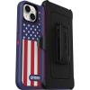 imageOtterBox iPhone 14 Plus Defender Series Case  American Flag Rugged amp Durable with Port Protection Includes Holster Clip Kickstand
