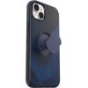 imageOtterBox iPhone 14 Plus Only OtterGrip Symmetry Series Case  BLUE STORM Blue builtin grip sleek case snaps to MagSafe raised edges protect camera amp screen