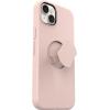 imageOtterBox iPhone 14 Plus Only OtterGrip Symmetry Series Case  MADE ME BLUSH Pink builtin grip sleek case snaps to MagSafe raised edges protect camera amp screen