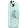 imageOtterBox iPhone 14 Plus Only OtterGrip Symmetry Series Case  Poppies by The SEA Blue Builtin Grip Sleek case Snaps to MagSafe Raised Edges Protect Camera amp Screen