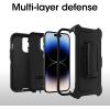imageOtterBox iPhone 14 Pro ONLY Defender Series Case  Black Rugged amp Durable with Port Protection Includes Holster Clip Kickstand