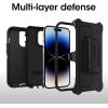 imageOtterBox iPhone 14 Pro ONLY Defender Series Case  Realtree Edge Blaze OrangeBlackRT Edge Rugged amp Durable with Port Protection Includes Holster Clip Kickstand