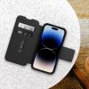 imageOtterBox iPhone 14 Pro ONLY Strada Series Case  Shadow Black Card Holder Genuine Leather PocketFriendly Folio caseBlack