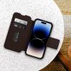 imageOtterBox iPhone 14 Pro ONLY Strada Series Case  Shadow Black Card Holder Genuine Leather PocketFriendly Folio caseBrown