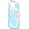 imageOtterBox iPhone 14 amp iPhone 13 Otter  Pop Symmetry Series Clear Case  Glowing Aura Pink Integrated PopSockets PopGrip Slim PocketFriendly Raised Edges Protect Camera amp Screen