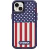 imageOtterBox iPhone 14 Plus Defender Series Case  American Flag Rugged amp Durable with Port Protection Includes Holster Clip Kickstand
