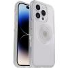 imageOtterBox iPhone 14 Pro Max ONLY Otter  Pop Symmetry Series Clear Case  Clear Integrated PopSockets PopGrip Slim PocketFriendly Raised Edges Protect Camera amp Screen